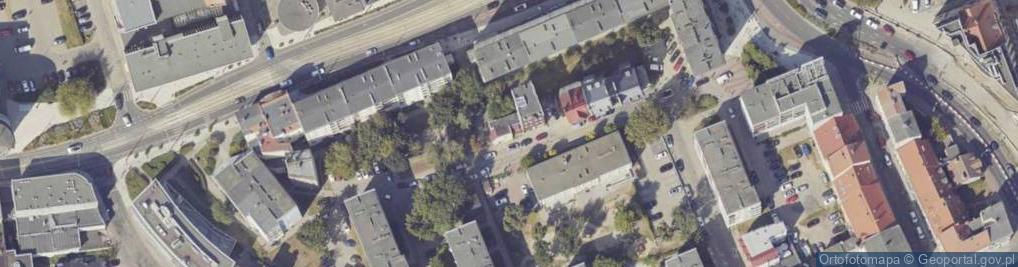 Zdjęcie satelitarne Łużycka ul.