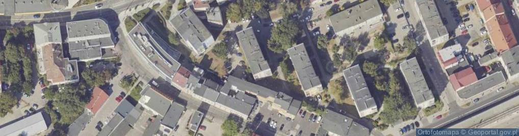 Zdjęcie satelitarne Łużycka ul.