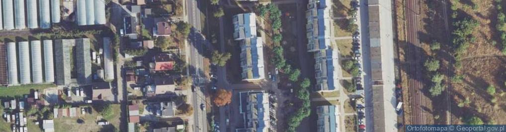 Zdjęcie satelitarne Łużycka ul.