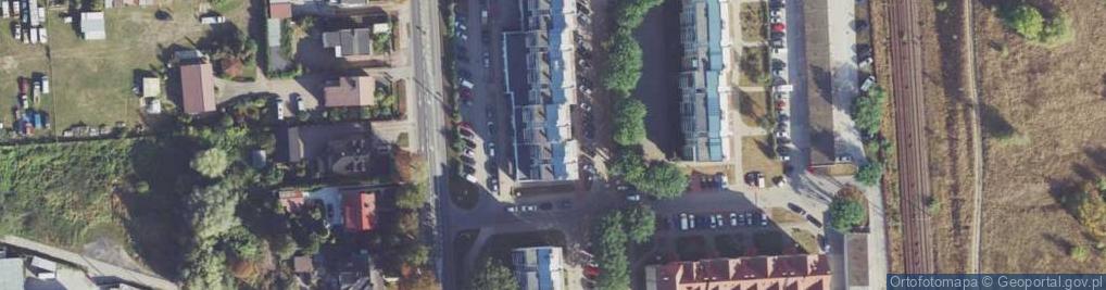 Zdjęcie satelitarne Łużycka ul.