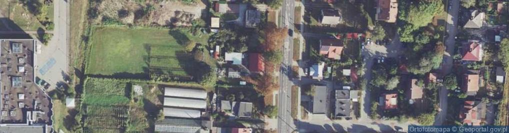 Zdjęcie satelitarne Łużycka ul.