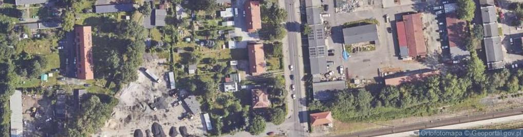Zdjęcie satelitarne Lubańska ul.