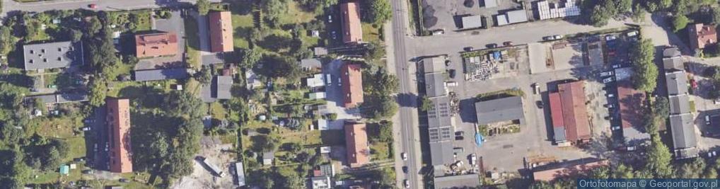 Zdjęcie satelitarne Lubańska ul.