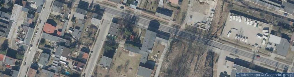 Zdjęcie satelitarne Lutomierska ul.