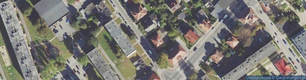 Zdjęcie satelitarne Łużycka ul.