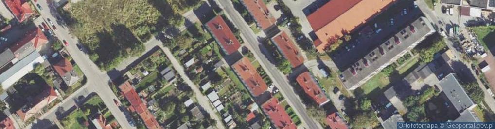 Zdjęcie satelitarne Lutyków ul.