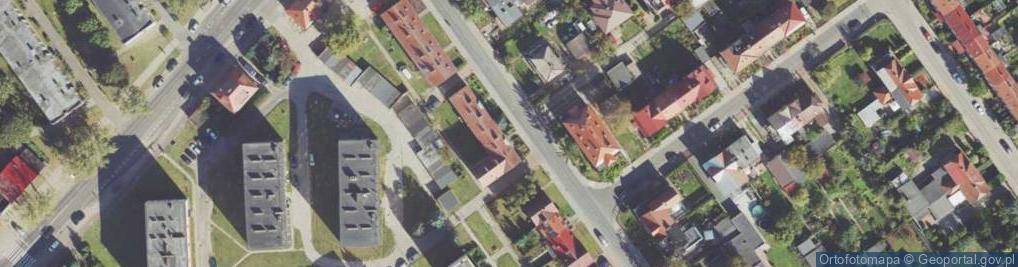 Zdjęcie satelitarne Łużycka ul.