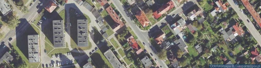 Zdjęcie satelitarne Łużycka ul.