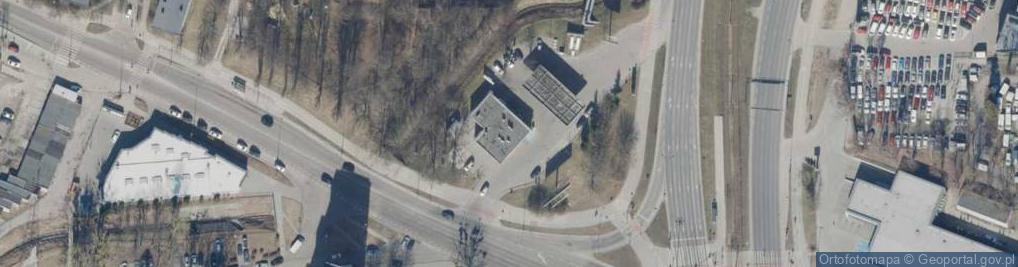 Zdjęcie satelitarne Lutomierska ul.