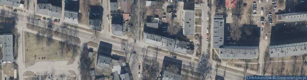 Zdjęcie satelitarne Lutomierska ul.