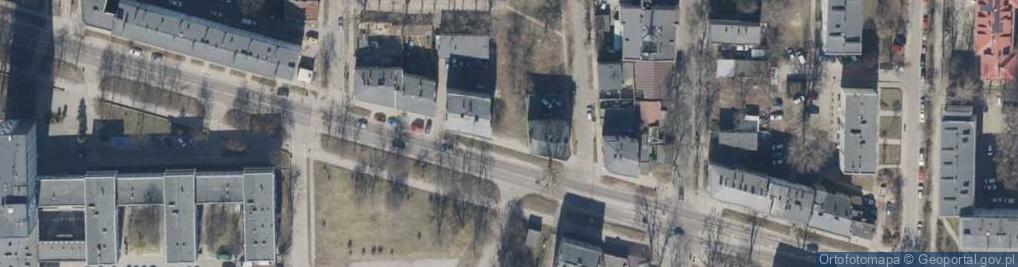 Zdjęcie satelitarne Lutomierska ul.