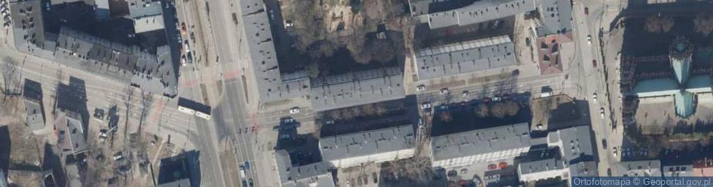 Zdjęcie satelitarne Lutomierska ul.