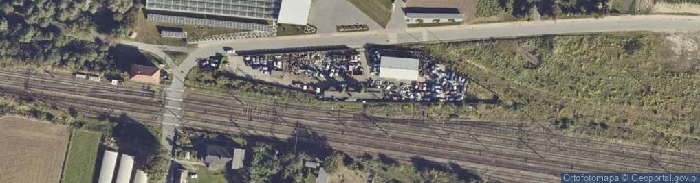 Zdjęcie satelitarne Ludowa ul.