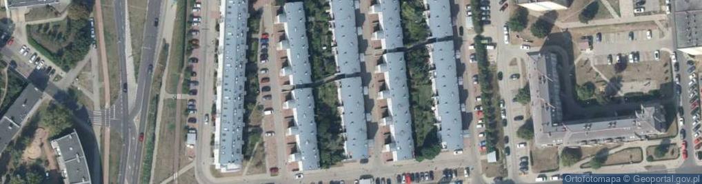 Zdjęcie satelitarne Łucznicza ul.