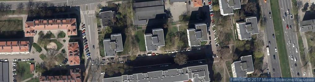 Zdjęcie satelitarne Łużycka ul.