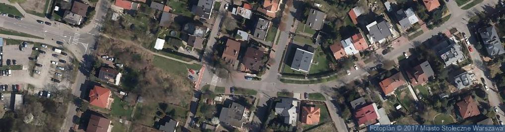 Zdjęcie satelitarne Lustrzana ul.