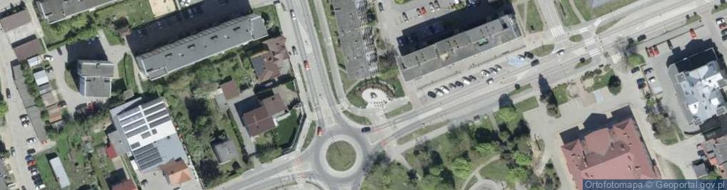 Zdjęcie satelitarne Ludowa ul.