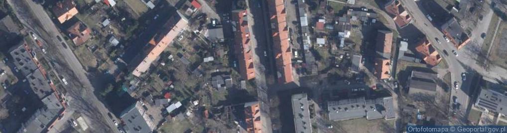 Zdjęcie satelitarne Lubuska ul.