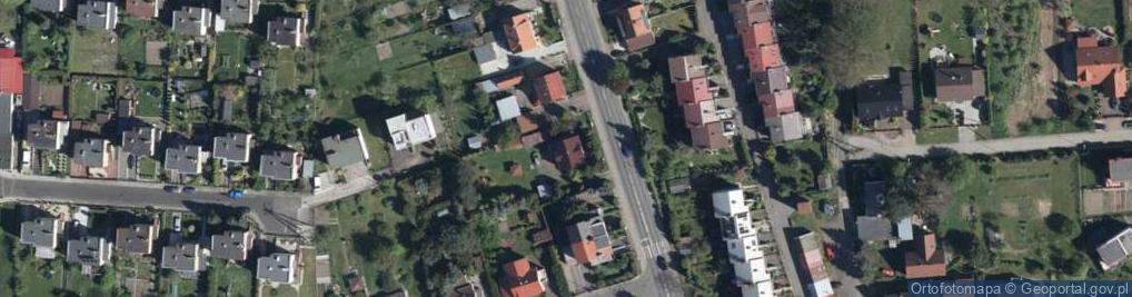 Zdjęcie satelitarne Łużycka ul.