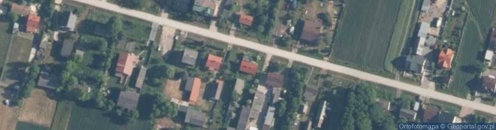 Zdjęcie satelitarne Łysaków pod Lasem ul.