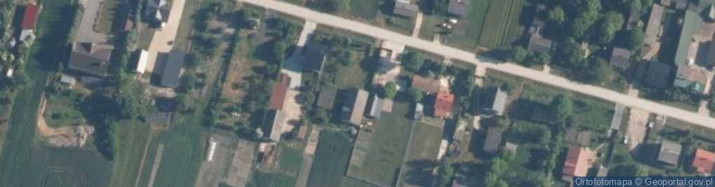 Zdjęcie satelitarne Łysaków pod Lasem ul.