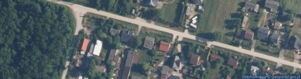 Zdjęcie satelitarne Łysaków pod Lasem ul.
