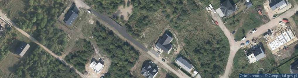 Zdjęcie satelitarne Mahoniowa ul.