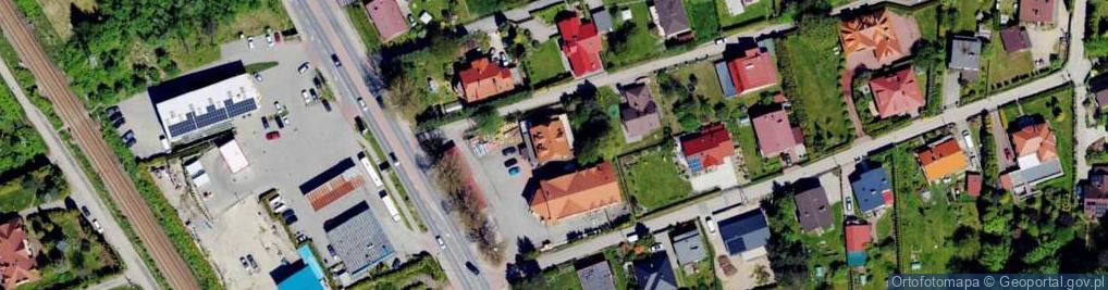 Zdjęcie satelitarne Mahoniowa ul.