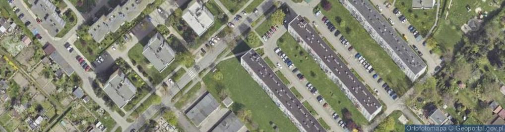 Zdjęcie satelitarne Makarskiego, ks. ul.
