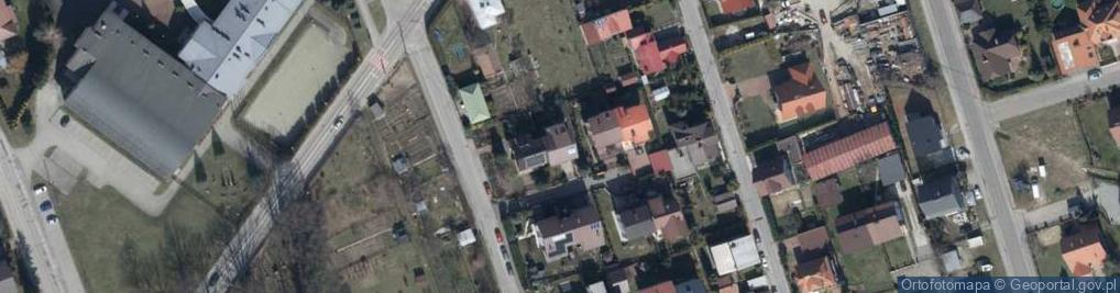 Zdjęcie satelitarne Makowa ul.