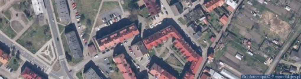 Zdjęcie satelitarne Malarska ul.