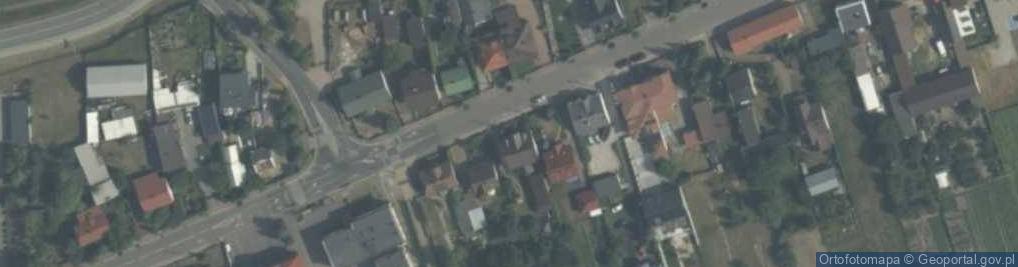 Zdjęcie satelitarne Mazowiecka ul.