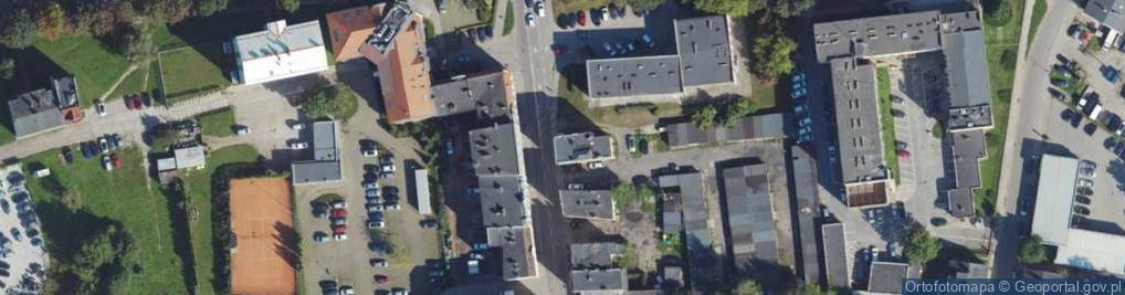 Zdjęcie satelitarne Malborska ul.