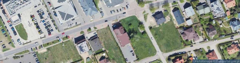 Zdjęcie satelitarne Mazowiecka ul.