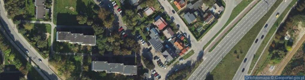 Zdjęcie satelitarne Mazowiecka ul.