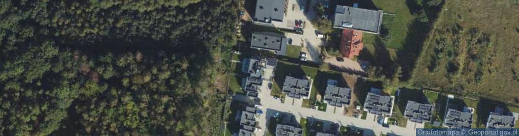 Zdjęcie satelitarne Malachitowa ul.