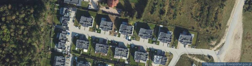 Zdjęcie satelitarne Malachitowa ul.