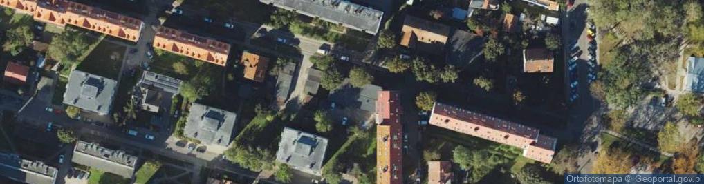 Zdjęcie satelitarne Mazurska ul.