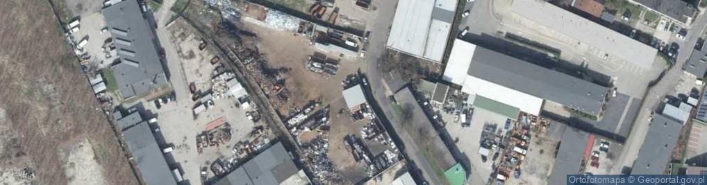 Zdjęcie satelitarne Magazynowa ul.