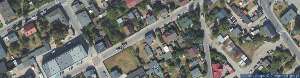 Zdjęcie satelitarne Mazowiecka ul.
