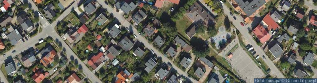 Zdjęcie satelitarne Malborska ul.