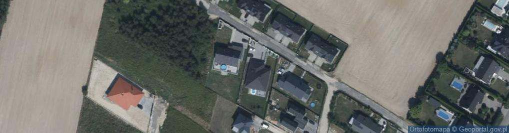 Zdjęcie satelitarne Mahoniowa ul.