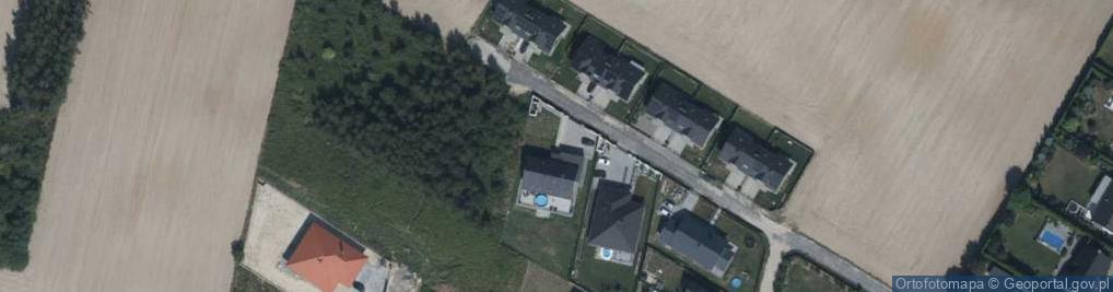 Zdjęcie satelitarne Mahoniowa ul.