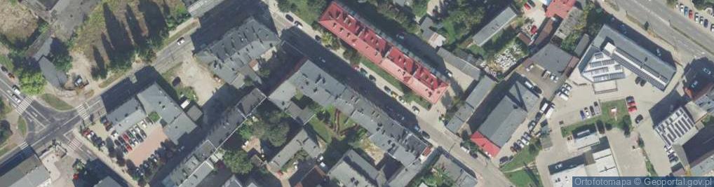 Zdjęcie satelitarne Mazurska ul.