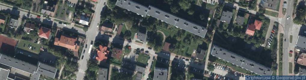 Zdjęcie satelitarne Mazurska ul.