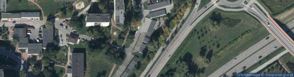 Zdjęcie satelitarne Malskiej Florentyny ul.