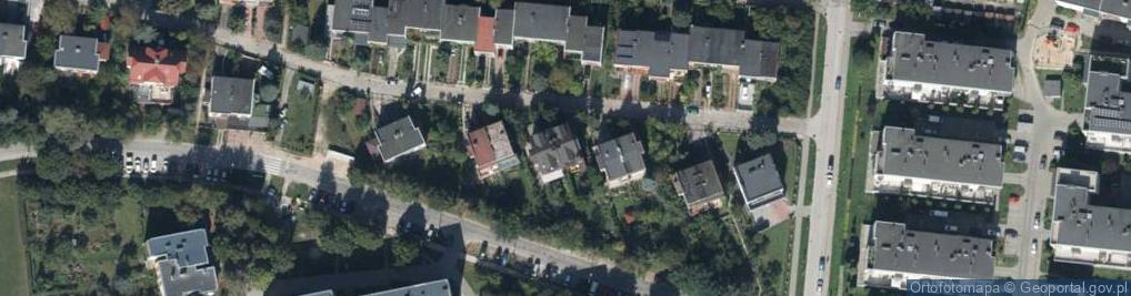Zdjęcie satelitarne Malachitowa ul.