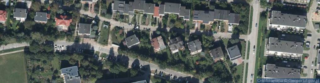 Zdjęcie satelitarne Malachitowa ul.