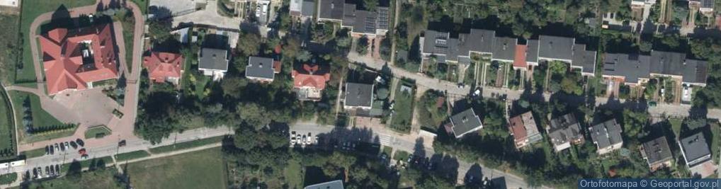 Zdjęcie satelitarne Malachitowa ul.