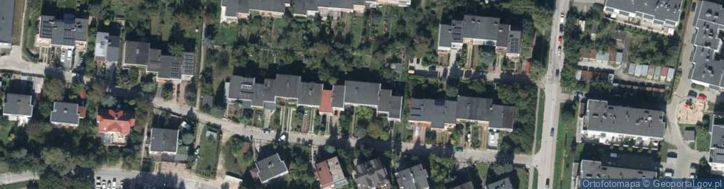 Zdjęcie satelitarne Malachitowa ul.